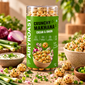 Roasted Makhana – Cream & Onion (70g Jar)